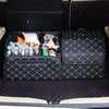 Car Trunk Foldable Storage Box, Rhombic Grid Middle Size: 40 x 32 x 30cm (Black Red)
