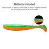 Simulated Fishing Lures Two-Color T-Tail Soft Lures Bionic Sea Fishing Lures, Colour: 3