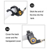 Off-road Motorcycle Modified 22mm Handle Throttle Clamp Hand Grip Big Torque Oil Visual Throttle Accelerator for with Cable(Gold with Yellow Throttle Cable)