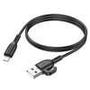 Borofone BX91 USB to 8 Pin Symbol 2.4A Charging Data Cable, Length:1m(White)