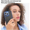 For iPhone 13 Hardware Side Cooling Skin Feel Frosted Phone Case with Lens Film(Gold)