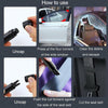 Car Emergency Life-Saving Safety Hammer Multifunctional Fast Window Breaker For Vehicle 2 In 1(Silver)