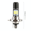 H4 DC12V / 7.4W Motorcycle LED Headlight with 24LEDs SMD-3030 Lamp Beads (Yellow + White)