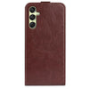 For Samsung Galaxy A16 5G R64 Texture Vertical Flip Leather Phone Case(Brown)