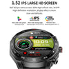 T95 1.52 inch BT5.0 Smart Sport Watch with Earbuds, Support Bluetooth Call / Blood Oxygen / Heart Rate / Blood Pressure Health Monitor(Silver)