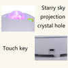 SC526 LED Starry Remote Control  Water Pattern Projection Lamp Graffiti Smart Starry Sky Light Wireless Night Light(White)