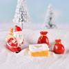 4pcs Christmas Micro Landscape Decorations Resin Craft Gifts Home Decoration Ornaments, Spec: Candle No.4