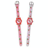 JNEW A335-86236 Children Cute Cartoon Cherry Waterproof 3D Silicone Quartz Watch(Red)