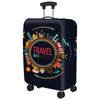 Thickened Dustproof High Elastic Suitcase Protective Cover, Color: Global Travel 9(L)
