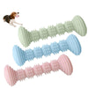 TPR Dog Toothbrush Chew Toy, Orange - Small/Medium Breeds
