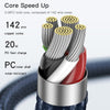 Yesido CA95 3A 20W USB-C / Type-C to 8 Pin Fast Charging Cable, Length: 1.2m