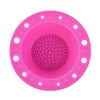 Beauty Tools Silicone Brush Tray Makeup Brush Special Cleaning Bowl(Rose Red)