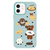 For iPhone 11 Skin Feeling Jelly TPU Hybrid PC Phone Case(Puppy Light Green)