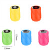4pcs /Set Luminous Car Motorcycle Tire Modified Valve Cap, Color: Blue Red Skull
