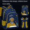 Top Bear L7728 Large Capacity Children Load-relief Backpack(Yellow)