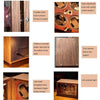 USB Automatic Mechanical Watch Shaker Watch Rotates Places Storage Box, Color: 1 Watch Red