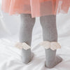Spring And Autumn Children Tights Baby Knitting Pantyhose Size: L 2-4 Years Old(Milk Brown)