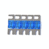 A0303 Blue 5 PCS Car Audio AFS Mini ANL 60A Fuse Nicked Plated