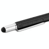 Multi-functional 6 in 1 Professional Stylus Pen(Black)