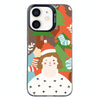 For iPhone 11 Christmas Series PC Full Coverage Pattern Phone Case(CK062 Black)