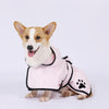 Absorbent Microfibre Pet Bathrobe Towel, Pink, Large