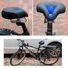 Bicycles Soft Saddle Mountain Bikes Thick Shock Absorption & Comfortable Seat Accessories(Black Red)