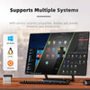 GMK NucBox Windows 10 System Mini PC, Intel Celeron J4125 Quad Core 64bit 14nm 2GHz-2.7GHz, Support WiFi & Bluetooth & RJ45, 8GB+128GB,EU Plug
