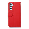 For Samsung Galaxy A26 5G KHAZNEH Litchi Texture Leather RFID Phone Case(Red)