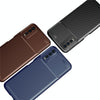 For vivo Y20 Carbon Fiber Texture Shockproof TPU Case(Brown)