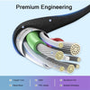 QGeeM MF01 USB-A To 8 Pin Phone Tablet Fast Charging Data Cable, Length: 2m