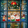 Christmas Old Man Snowflake Window Decoration Stickers(92074)