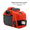 PULUZ Soft Silicone Protective Case for Canon EOS 77D(Red)