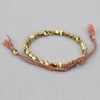Hand Woven Irregular Copper Bead Bracelet Jewelry(Light)