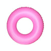 Cartoon Pattern Double Airbag Thickened Inflatable Swimming Ring Crystal Swimming Ring, Size:80 cm(Pink)