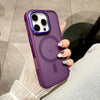 For iPhone 12 Pro Max Heat Dissipation MagSafe Shockproof Phone Case(Purple)