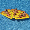 Inflatable Pizza Slice Shaped Floating Mat Swimming Ring, Inflated Size: 180 x 130cm
