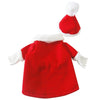 Christmas Fleece Dog Suit, Size S - Warm & Festive