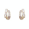 Shell Double Layer Earrings with Diamond Earrings, Color: EH1364