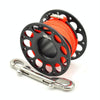 KEEP DIVING Aviation Sluminum Reel Double Hook Diving Buoy Rope Release Device, Color: 30m Black