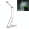 LED Desk Lamp 3W Folding Adjust USB Charging Eye Protection Table Lamp(Silver)