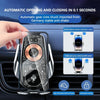 Q8 Universal Air Vent Mount Magnetic Mobile Phone Wireless Charging Car Holder without Start Button(Black)