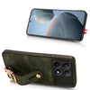 For Xiaomi Redmi K70/K70 Pro Wristband Leather Back Phone Case(Green)