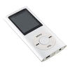 1.8 inch TFT Screen Metal MP4 Player with TF Card Slot, Support Recorder, FM Radio, E-Book and Calendar(Silver)