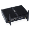 HYSTOU H2 Windows / Linux System Mini PC, Intel Core I5-7267U Dual Core Four Threads up to 3.50GHz, Support mSATA 3.0, 4GB RAM DDR3 + 256GB SSD (Black)