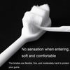 10pcs Nano Silk Soft Bristle Independent Packing Portable Couple Toothbrush, Spec: Black Wave