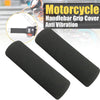 1 Pair Motorcycle Non-slip Sweat-absorbing Waterproof Sponge Handle Cover, Inside Diameter:27mm