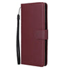 For Samsung Galaxy S25 Ultra 5G 3-Card Slots Multifunctional Leather Phone Case(Wine Red)