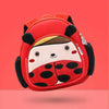 Animal Series SBR Kids Backpack School Bag With Traction Rope To Prevent Getting Lost(Ladybug)