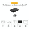 X16 4K Media Player Horizontal And Vertical Screen Video Advertising AD Player, Auto Looping Playback(UK Plug)