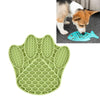 Silicone Slow Feeder Mat, Green - Anti-Choke Dog & Cat Bowl